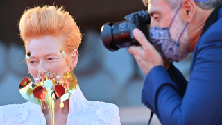 Behold, Tilda Swinton's Stingray Face Mask